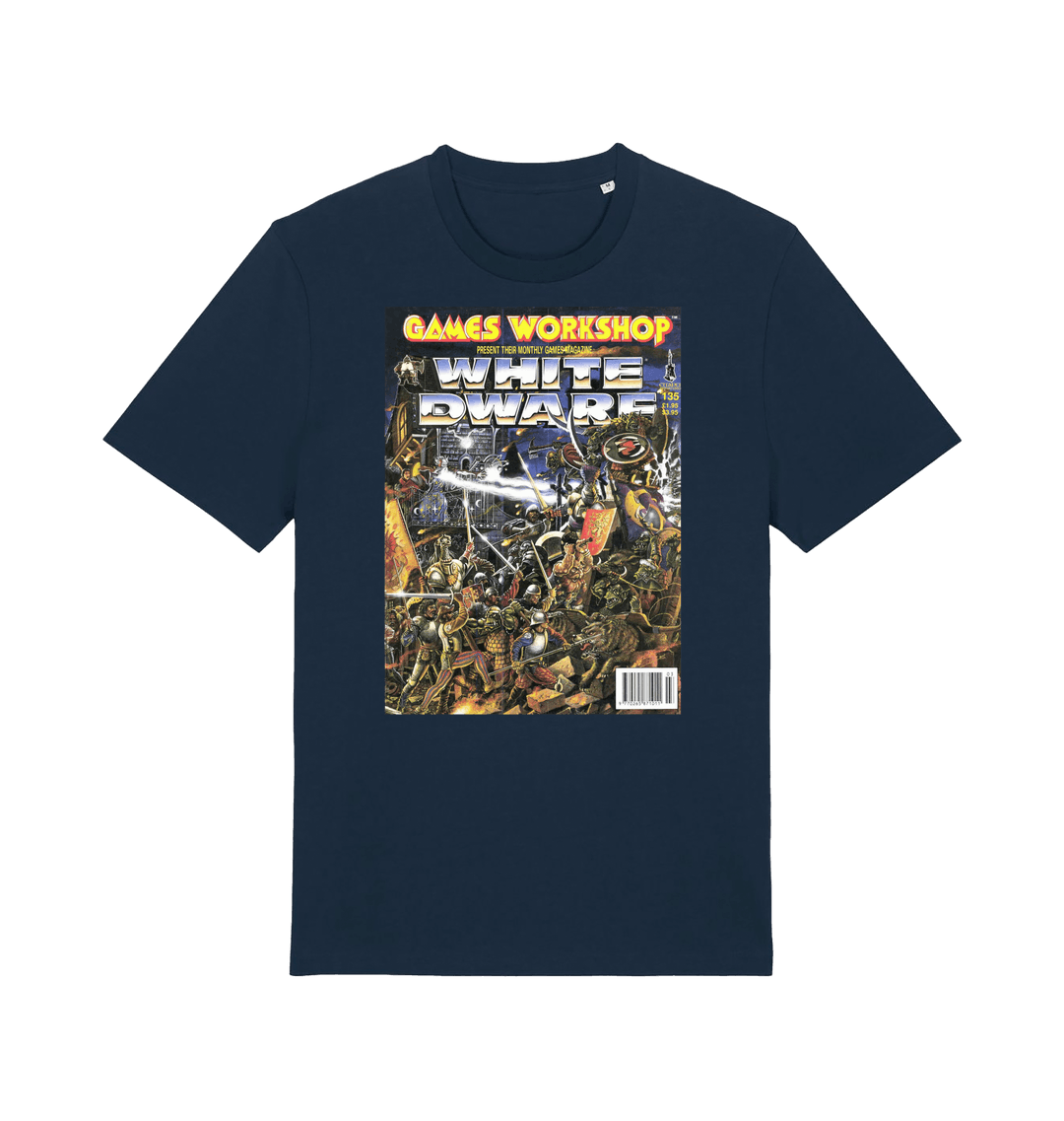 French Navy Printed T-shirt Front